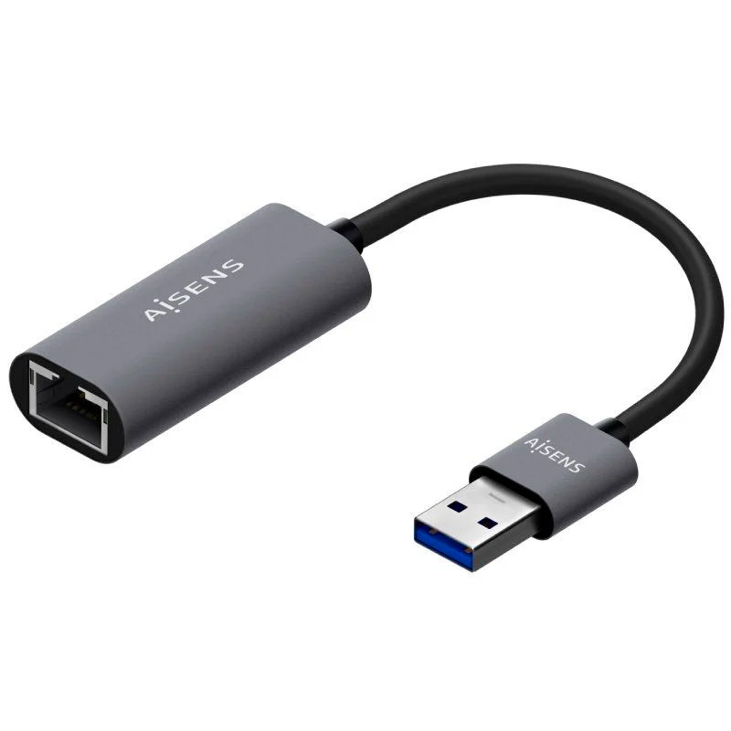 ADAPT.AISENS USB 3.0 RJ45 HEMBRA 15CM GRIS