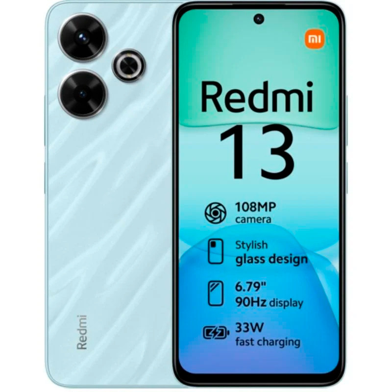 SMARTPHONE XIAOMI REDMI 13 8GB 256GB 6.79"AZUL OCÉANO
