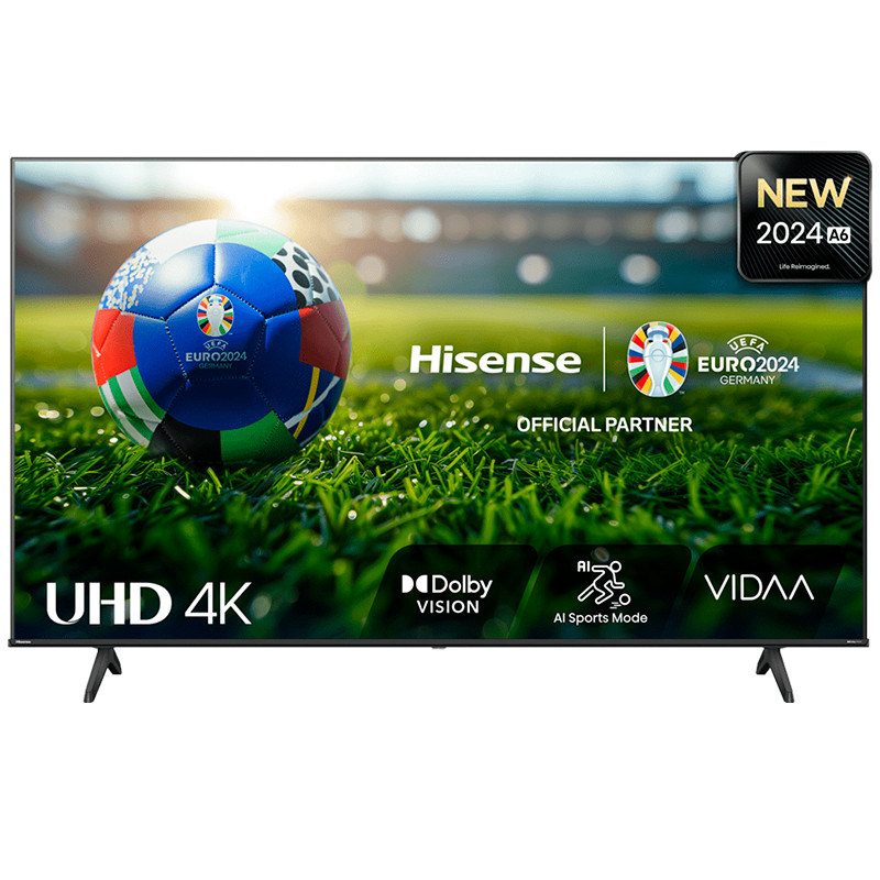TV HISENSE 55" 55A6N SMART TV 4K ALEXA INTEGRADO & VIDAA VOI