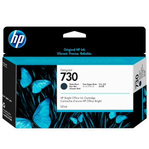 INK JET HP ORIG. P2V65A Nº730 MATTE BLACK 130ML