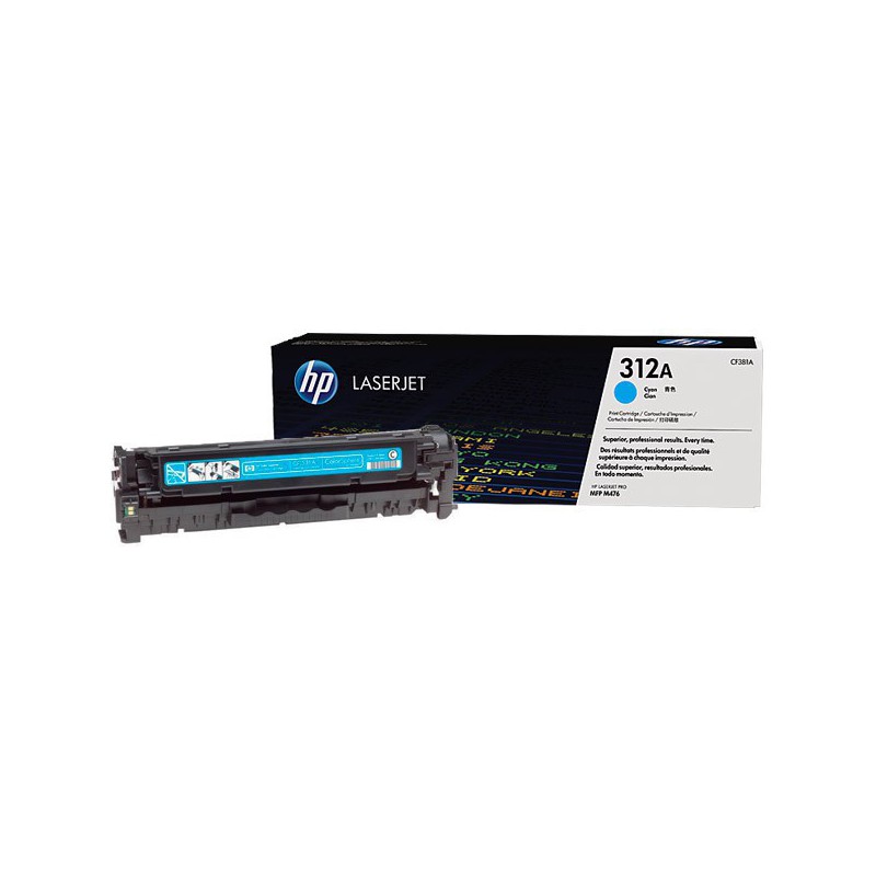 TONER HP ORIG. CF381A  MFP M476 CYAN Nº312A