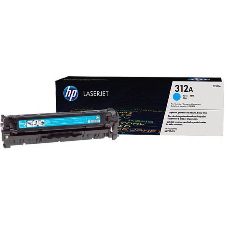 TONER HP ORIG. CF381A  MFP M476 CYAN Nº312A