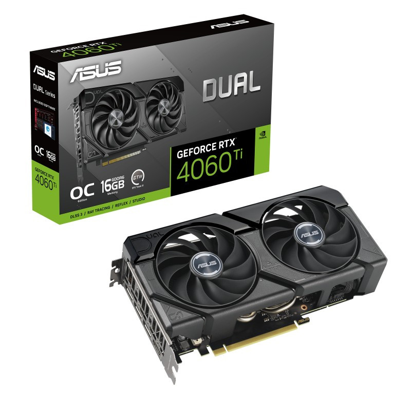 VGA ASUS RTX4060TI-O16G-EVO NVIDIA GEFORCE RTX 4060TI 16GB