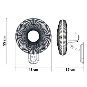 VENTILADOR SÖLDEN 3050 DE PARED 50W