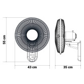 VENTILADOR SÖLDEN 3050 DE PARED 50W