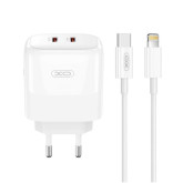 CARGADOR PARED XO 2XTIPO C 35W CARGA RAPIDA XOL140