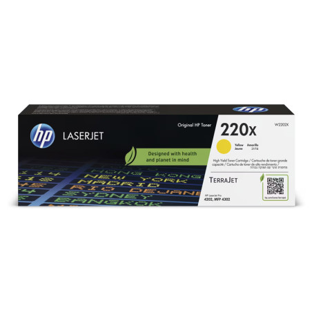 TONER HP ORIG. W2202X AMARILLO 