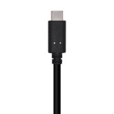 CABLE AISENS 3.1 USB TIPO-C MACHO A USB MACHO 1.5 MTS. NEGRO