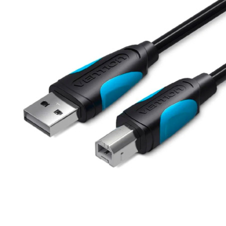 CABLE VENTION IMPRESORA USB TIPO-B MACHO- MACHO 3 METROS