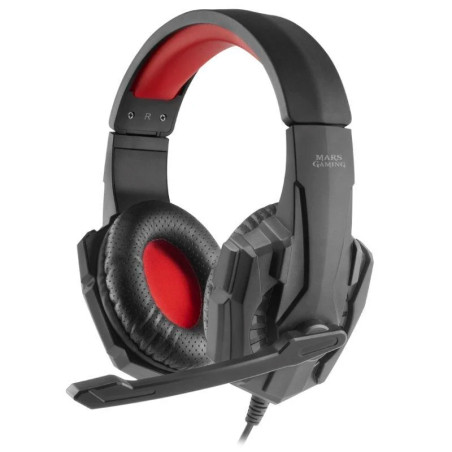 AURICULARES MARS GAMING MH020 JACK 3.5 ROJOS