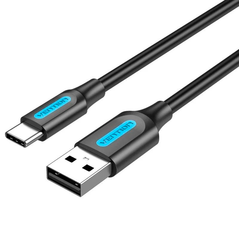 CABLE VENTION USB 2.0 TIPO-C MACHO- MACHO 0.50 CM GRIS
