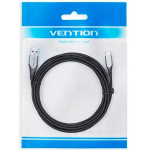 CABLE VENTION USB 2.0 TIPO-C MACHO- MACHO 0.50 CM GRIS