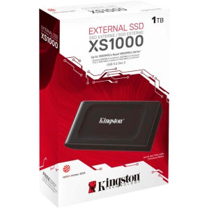 DISCO DURO EXTERNO KINGSTON SSD XS1000 1TB USB 3.2 NEGRO