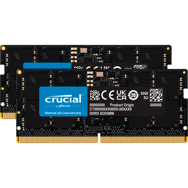 SO DIMM CRUCIAL DDR5 2*16GB 5600  CT2K16G56C46S5