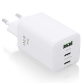 CARGADOR AISENS ASCH-65W3P041-W 2XUSB TIPO-C 65W