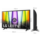 TV LG 32" 32LQ630B6LA HD SMART TV WIFI 