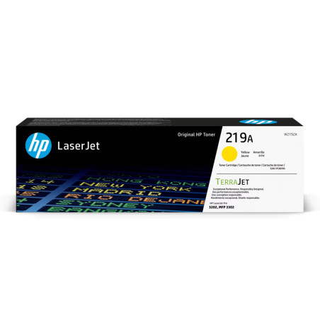 TONER HP ORIG.219A  W2192A AMARILLO