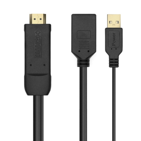 CABLE CONVERSOR AISENS A122-0642 4K HDMI MACHO DISPL HEMBRA