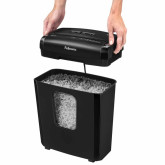 DESTRUCTORA FELLOWES MINICORTE 6M 4 X12MM NEGRA