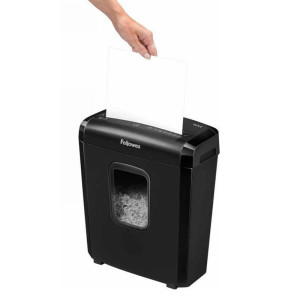 DESTRUCTORA FELLOWES MINICORTE 6M 4 X12MM NEGRA