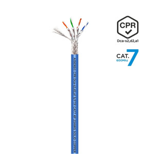BOBINA AISENS CABLE RJ45 SFTP LSZH CPR DCA CAT.7 305MT AZUL 