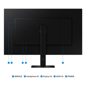 MONITOR SAMSUNG 27" VIEWFINITY S7 S27D700EAU 4K NEGRO