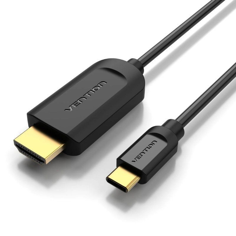 CABLE VENTION ONVERSOR USB TIPO-C MACHO A HDMI MACHO1.5M NEG