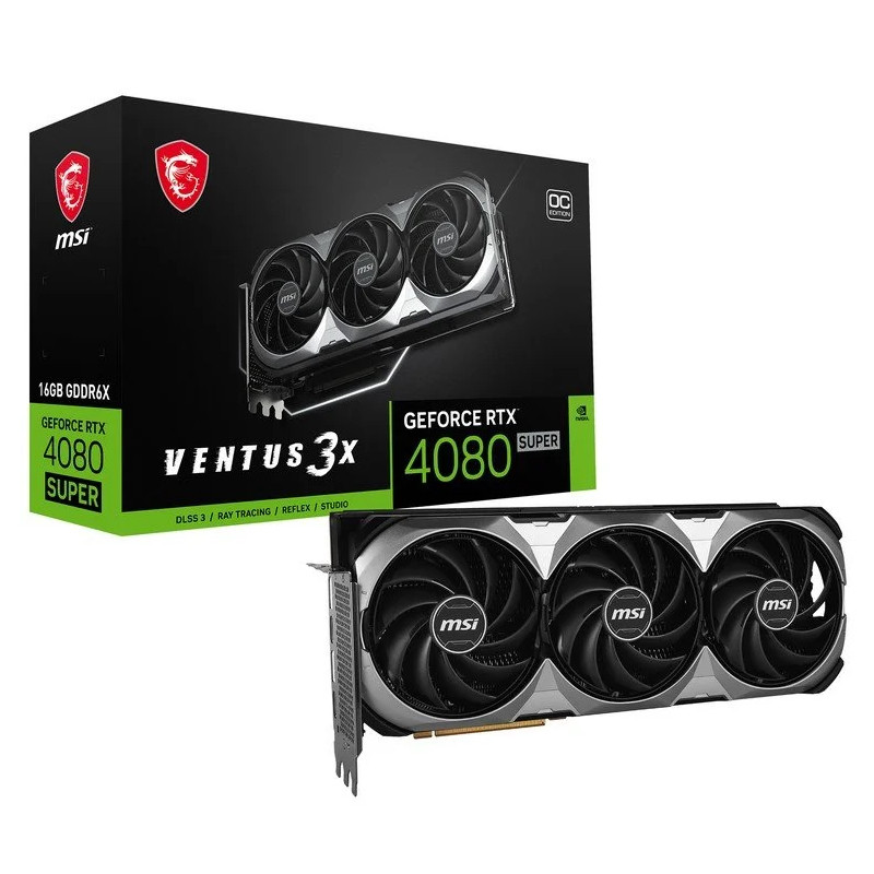 VGA MSI RTX 4080 SUPER VENTUS 3X OC 16GB GDDR6X DLSS3