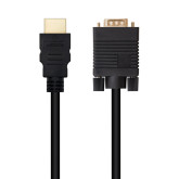 CABLE CONVERSOR NANOCABLE HDMI MACHO A VGA MACHO 1.8M NEGRO