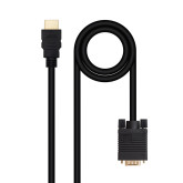 CABLE CONVERSOR NANOCABLE HDMI MACHO A VGA MACHO 1.8M NEGRO