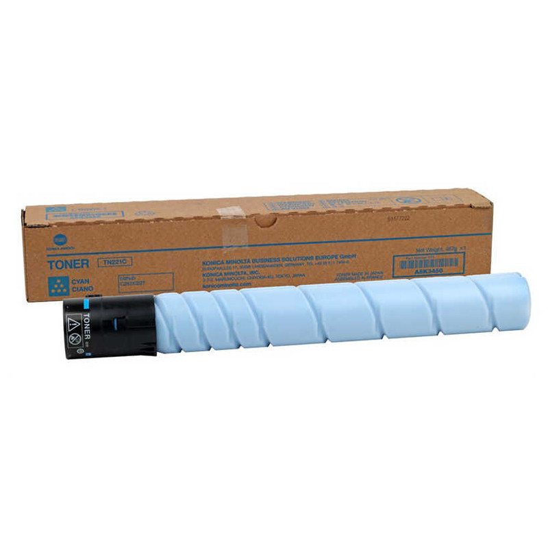 TONER KONICA-MINOLTA ORIG.TN221C ABK3450 CYAN
