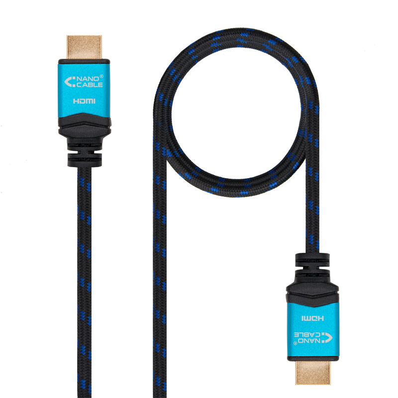 CABLE HDMI NANOCABLE 2.0 HDMI MACHO HDMI MACHO 5M NEGRO/ AZU
