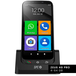 TELEFONO SPC MOVIL SENIOR ZEUS PRO 4G  5.5" 64GB NEGRO