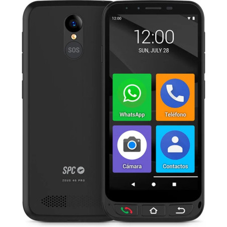 TELEFONO SPC MOVIL SENIOR ZEUS PRO 4G  5.5" 64GB NEGRO