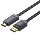 CABLE VENTION DISPLAYPORT MACHO - HDMI 4K MACHO 2M  NEGRO