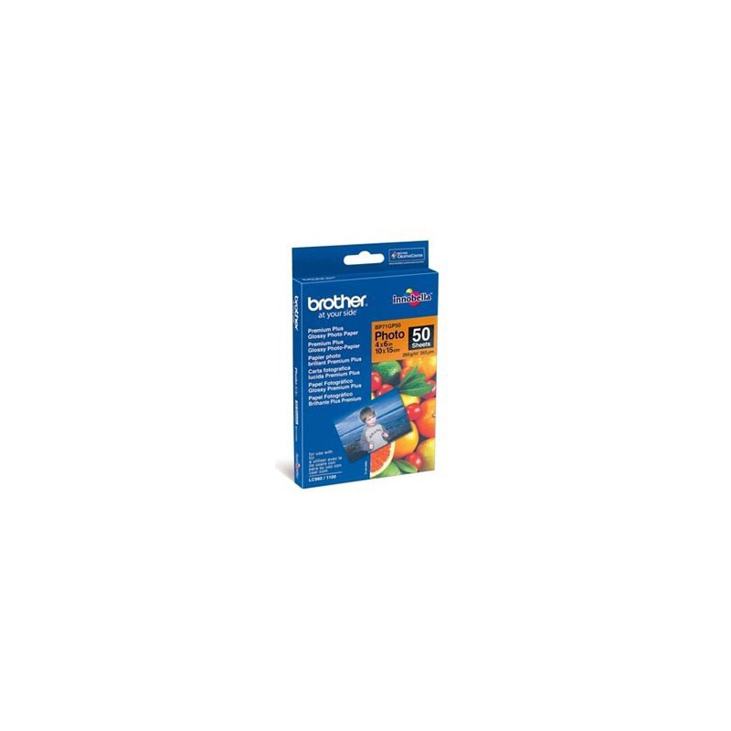PAPEL BROTHER GLOSSY 10X15 260 GR BP71GP50