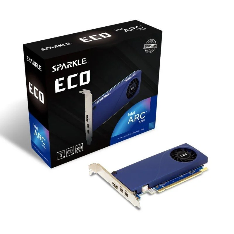 VGA SPARKLE ARC A310 ECO 4GB DDR66 PERFIL BAJO