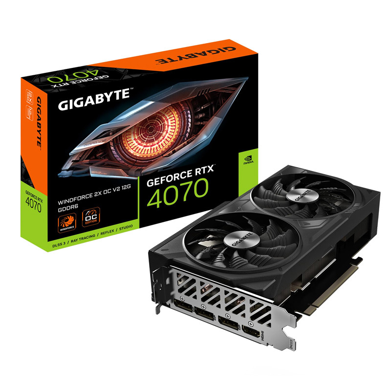 VGA GIGABYTE GEFORCE RTX4070 WINDFORCE OC V2 12GB 