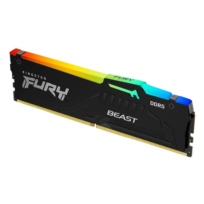 DIMM KINGSTON FURY BEAST RGB 32GB DDR5 5600MHZ CL40