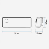 SPLIT DE BAÑO MELIDE 4020W WIFI BLANCO
