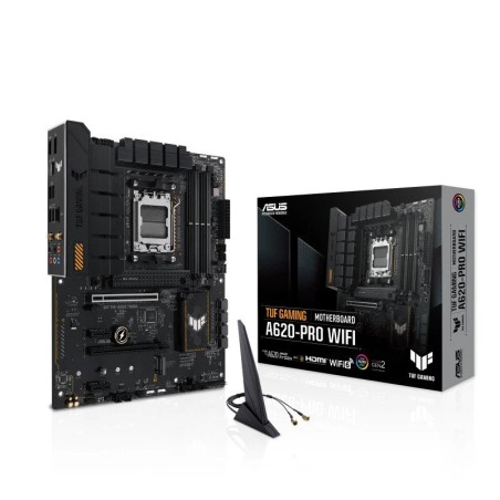 PLACA BASE ASUS TUF GAMING A620M-PRO WIFI AM5 MATX 4XDDR5
