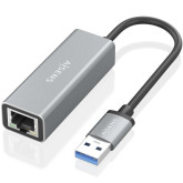 ADAPT.AISENS USB 3.0 MACHO RJ45 HEMBRA 15CM GRIS