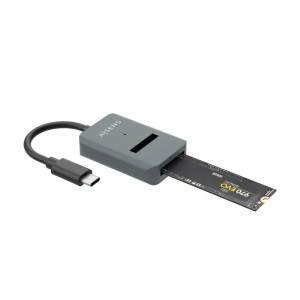 DOCK AISENS USB TIPO-C-SSD M2 SATA/NVME ASUC-M2D012-GR/ GRIS