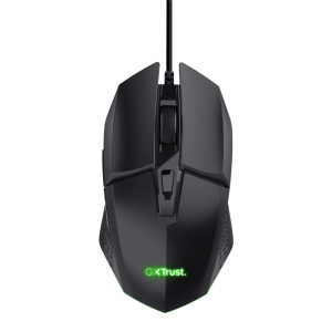 RATON TRUST GAMING GXT 109 FELOX 6400DPI  25036  NEGRO
