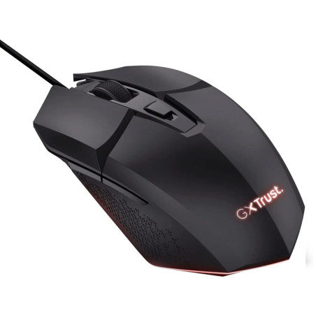 RATON TRUST GAMING GXT 109 FELOX 6400DPI  25036  NEGRO