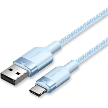 CABLE VENTION USB 2.0 TIPO-C MACHO A USB MACHO 1M AZUL CTNLF