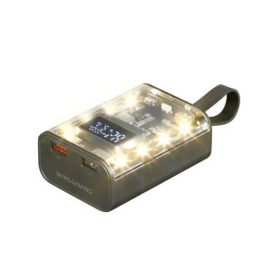 POWERBANK MARS GAMING 10000MAH  MPK-10K 22.5W NEGRA