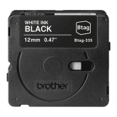 CINTA BROTHER DOMESTICA ORIG. BTAG 335 BLANCO/NEGRO 12MM 4M
