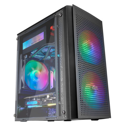 CAJA PC MARS GAMING CAJA MICRO-ATX MC300 BLACK