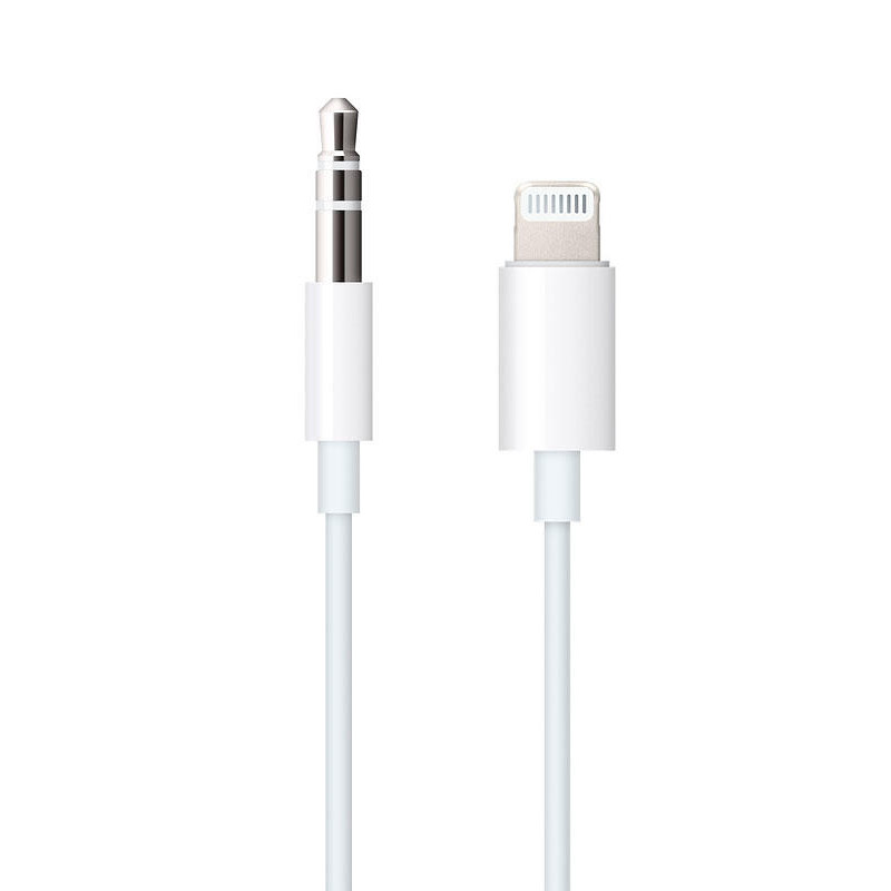 CABLE  APPLE LIGHTNING A AURICULARES 3.5MM 1.2M MXK22ZM/A